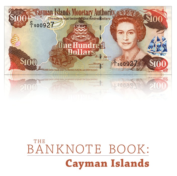 <font color=01><b><center> <font color=red>”The Banknote Book: Cayman Islands”</font></b></center><p>This 14-page catalog covers every note (65 types and varieties, including 1 note unlisted in the SCWPM) issued by the Cayman Islands Currency Board from 1971, and the Cayman Islands Monetary Authority from 1998 until present day. <p> To purchase this catalog, please visit <a href="https://www.mebanknotes.com"><font color=blue>www.BanknoteBook.com</font></a>